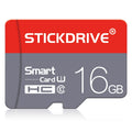 STICKDRIVE 16GB U1 Red and Grey TF(Micro SD) Memory Card, 16GB
