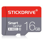 STICKDRIVE 16GB U1 Red and Grey TF(Micro SD) Memory Card, 16GB