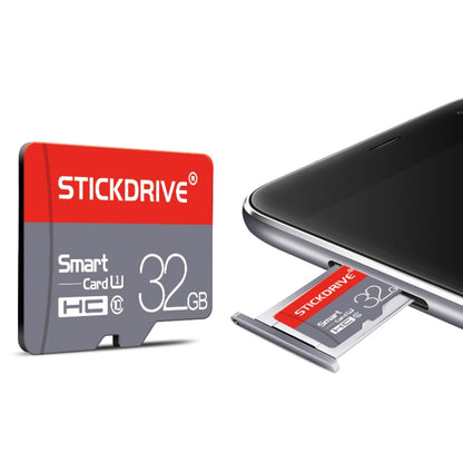 STICKDRIVE 16GB U1 Red and Grey TF Memory Card, 16GB