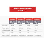 STICKDRIVE 16GB U1 Red and Grey TF(Micro SD) Memory Card, 16GB