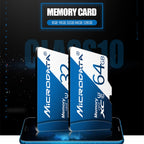 MICRODATA 32GB U1 Blue and White TF(Micro SD) Memory Card, 32GB