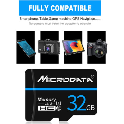 MICRODATA 16GB U1 Blue Line and Black TF Memory Card, 16GB