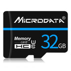MICRODATA 32GB U1 Blue Line and Black TF(Micro SD) Memory Card, 32GB