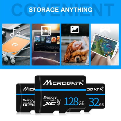 MICRODATA 64GB U3 Blue Line and Black TF Memory Card, 64GB