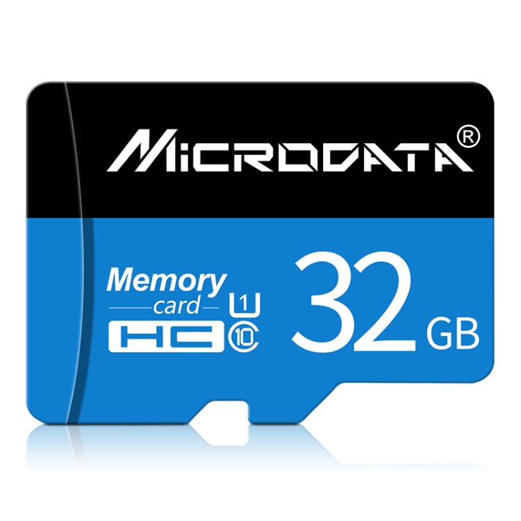 MICRODATA 32GB U1 Blue and Black TF Memory Card, 32GB