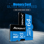 MICRODATA 32GB U1 Blue and Black TF(Micro SD) Memory Card, 32GB