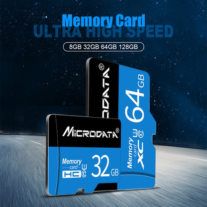 MICRODATA 32GB U1 Blue and Black TF Memory Card, 32GB