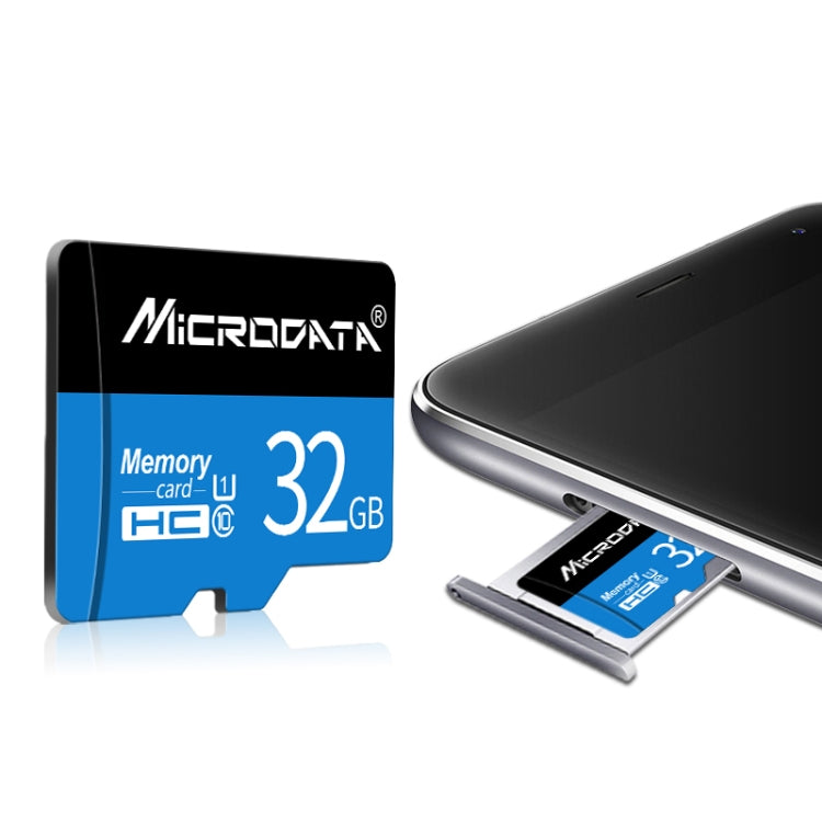 MICRODATA 64GB U3 Blue and Black TF Memory Card, 64GB