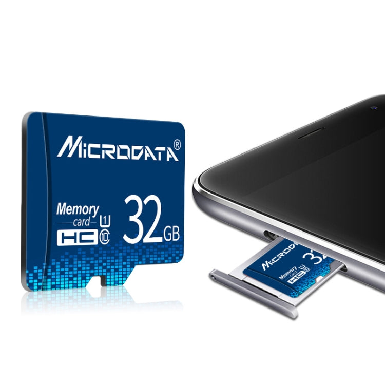 MICRODATA 32GB U1 Blue TF Memory Card, 32GB