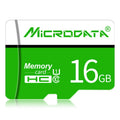 MICRODATA 16GB U1 Green and White TF(Micro SD) Memory Card, 16GB