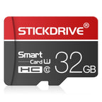 STICKDRIVE 32GB U1 White Line Red and Black TF(Micro SD) Memory Card, 32GB