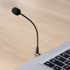 BOYA BY-UM4 3.5mm Interface Plug Live Show Omni-directional Condenser Mic Mini Flexible Microphone for iPhone, Galaxy, Huawei, LG and other Smartphones