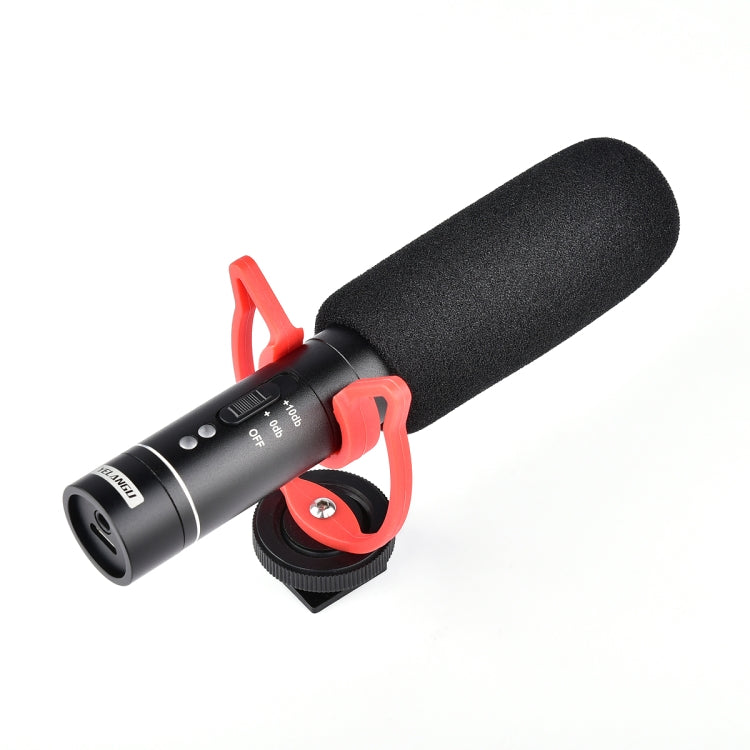 YELANGU YLG9930B MIC05 Professional Interview Condenser Video Shotgun Microphone with 3.5mm Audio Cable for DSLR & DV Camcorder