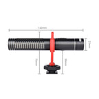 YELANGU YLG9930B MIC05 Professional Interview Condenser Video Shotgun Microphone with 3.5mm Audio Cable for DSLR & DV Camcorder