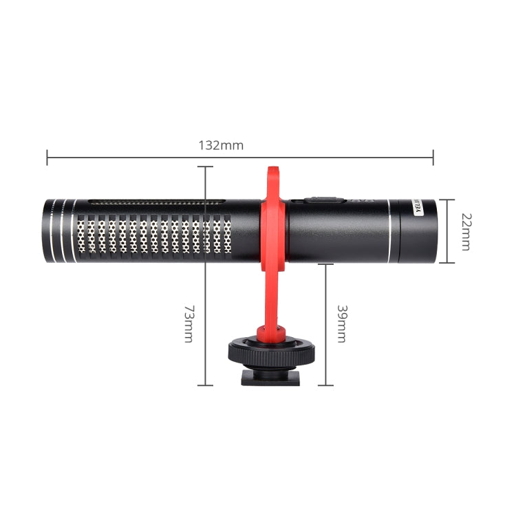 YELANGU MIC015 Professional Interview Condenser Video Shotgun Microphone with 3.5mm Audio Cable for DSLR & DV Camcorder