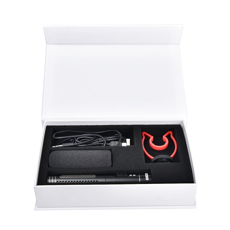 YELANGU MIC015 Professional Interview Condenser Video Shotgun Microphone with 3.5mm Audio Cable for DSLR & DV Camcorder