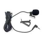 ZJ015MR Stereo 3.5mm Angle Head Plug Car Navigation DVD External Paste Microphone, Length: 3m, Stereo 3.5mm Angle Head