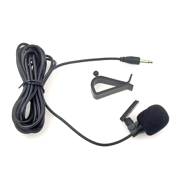 ZJ015MR Mono 2.5mm Straight Plug Car Navigation DVD External Paste Microphone, Length: 3m, Mono 2.5mm Straight