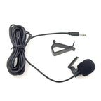 ZJ015MR Mono 2.5mm Straight Plug Car Navigation DVD External Paste Microphone, Length: 3m, Mono 2.5mm Straight