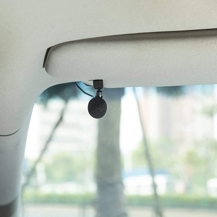 ZJ015MR Mono 2.5mm Straight Plug Car Navigation DVD External Paste Microphone, Length: 3m, Mono 2.5mm Straight