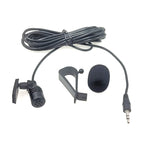 ZJ015MR Stereo 3.5mm Straight Plug Car Navigation DVD External Paste Microphone, Length: 3m, Stereo 3.5mm Straight