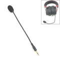 ZJ033MR-03 19cm Mono 3.5mm Straight Plug Gaming Headset Sound Card Live Microphone, 17cm Mono Straight Plug