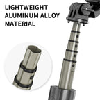 L03 Aluminum Alloy Foldable Bluetooth Tripod Selfie Stick, L03 Black