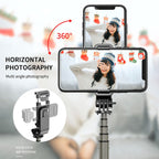 L03 Aluminum Alloy Foldable Bluetooth Tripod Selfie Stick, L03 Black