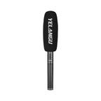 YELANGU YLG9933A MIC07 Professional Interview Condenser Video Shotgun Microphone with 6.5mm Audio Adapter & 3.5mm RXL Audio Cable