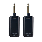 Measy AU688-U 20 Channels Wireless Guitar System Rechargeable Musical Instrument Transmitter Receiver, AU688-U Black