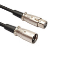 10m  3-Pin XLR Male to XLR Female Microphone Cable, Length: 10m