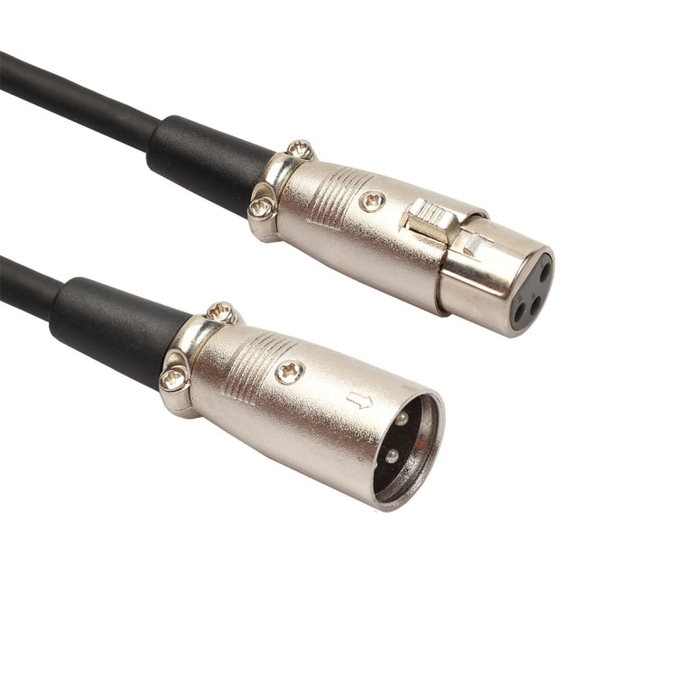 10m  3-Pin XLR Male to XLR Female Microphone Cable, Length: 10m