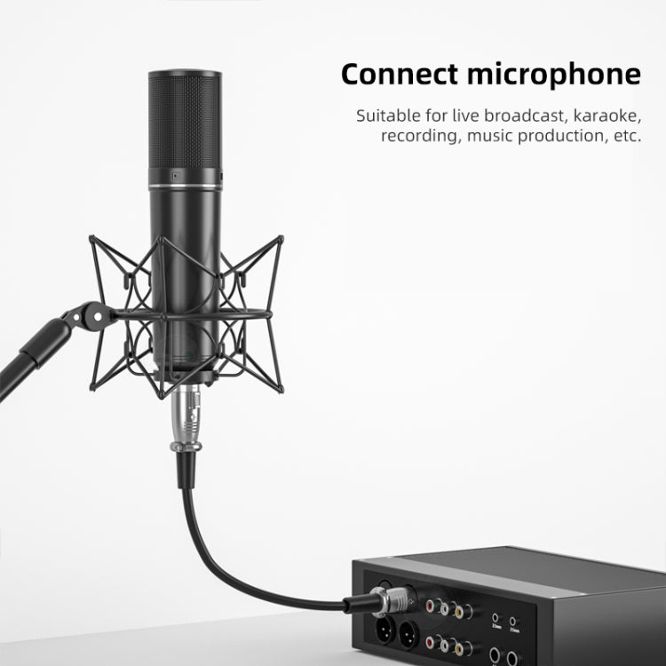 10m  3-Pin XLR Male to XLR Female Microphone Cable, Length: 10m