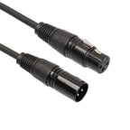 3m 3-Pin XLR Male to XLR Female MIC Shielded Cable Microphone Audio Cord, Length: 3m
