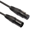 5m 3-Pin XLR Male to XLR Female MIC Shielded Cable Microphone Audio Cord, Length: 5m
