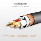 5m 3-Pin XLR Male to XLR Female MIC Shielded Cable Microphone Audio Cord, Length: 5m