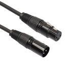 1.8m 3-Pin XLR Male to XLR Female MIC Shielded Cable Microphone Audio Cord, Length: 1.8m