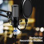 10m 3-Pin XLR Male to XLR Female MIC Shielded Cable Microphone Audio Cord, Length: 10m (Blue)