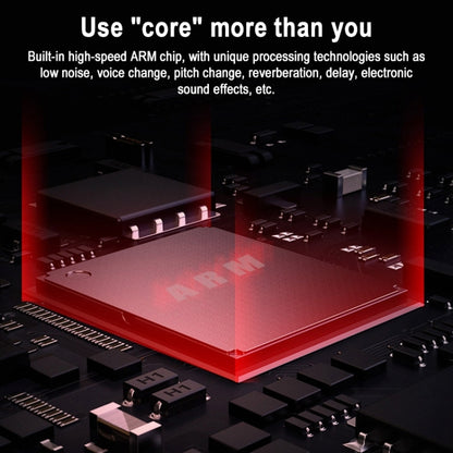 TEYUN NA8 8-channel Small Mixing Console Mobile Phone Sound Card Live Broadcast Computer Recording Console Processor, EU Plug, NA8 EU Plug