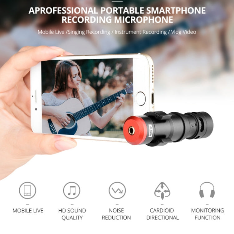 YELANGU MIC06 Live Broadcast Smartphone Recording Microphone, MIC06