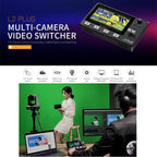 FEELWORLD L2 Plus Multi-camera Video Mixer Switcher with 5.5 inch Screen, L2 PLUS