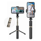 Q03 Bluetooth Remote Control Tripod Selfie Stick Phone Holder, Q03 (White)