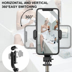 Q03 Bluetooth Remote Control Tripod Selfie Stick Phone Holder, Q03 (White)