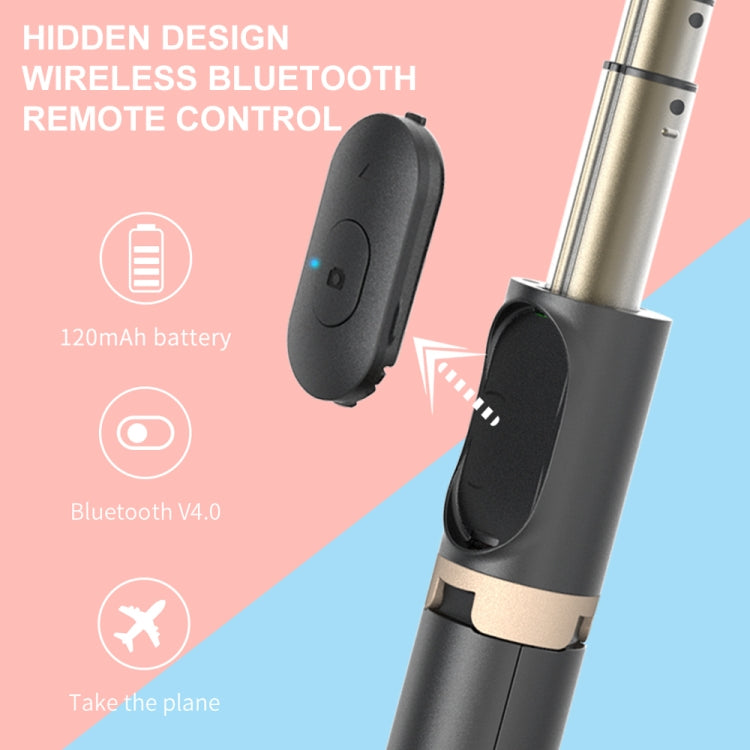 Q03 Bluetooth Remote Control Tripod Selfie Stick Phone Holder, Q03 (White)