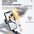Q08 Gimbal Stabilizer Bluetooth Remote Control Tripod Selfie Stick, Q08 (Black)