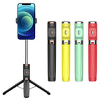 Bluetooth Remote Control Tripod Selfie Stick, without Fill Light (Red), without Fill Light (Yellow), without Fill Light (Black), without Fill Light (Green)