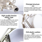 5 PCS Condenser Microphone 46mm Plastic Shockproof Mount Holder