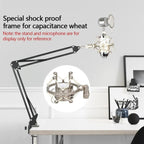 5 PCS Condenser Microphone 46mm Plastic Shockproof Mount Holder