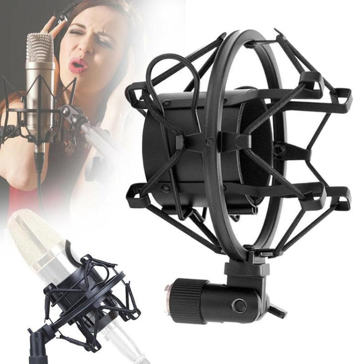 5 PCS Condenser Microphone 46mm Plastic Shockproof Mount Holder