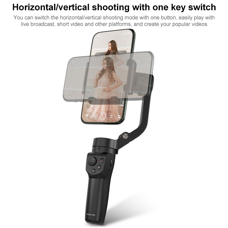 FEIYUTECH Vlog Pocket 2 Handheld Stabilizer Foldable Three-Axis Smart Anti-Shake Gimbal, Vlog Pocket 2